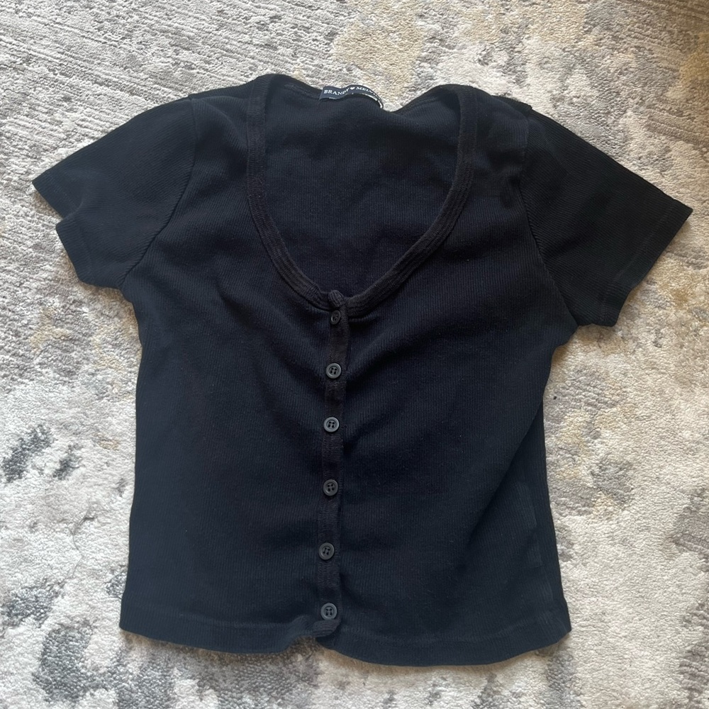 Brandy Melville black zelly top ❤️